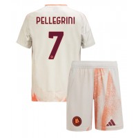 Dres AS Roma Lorenzo Pellegrini #7 Preč pre deti 2024-25 Krátky Rukáv (+ trenírky)